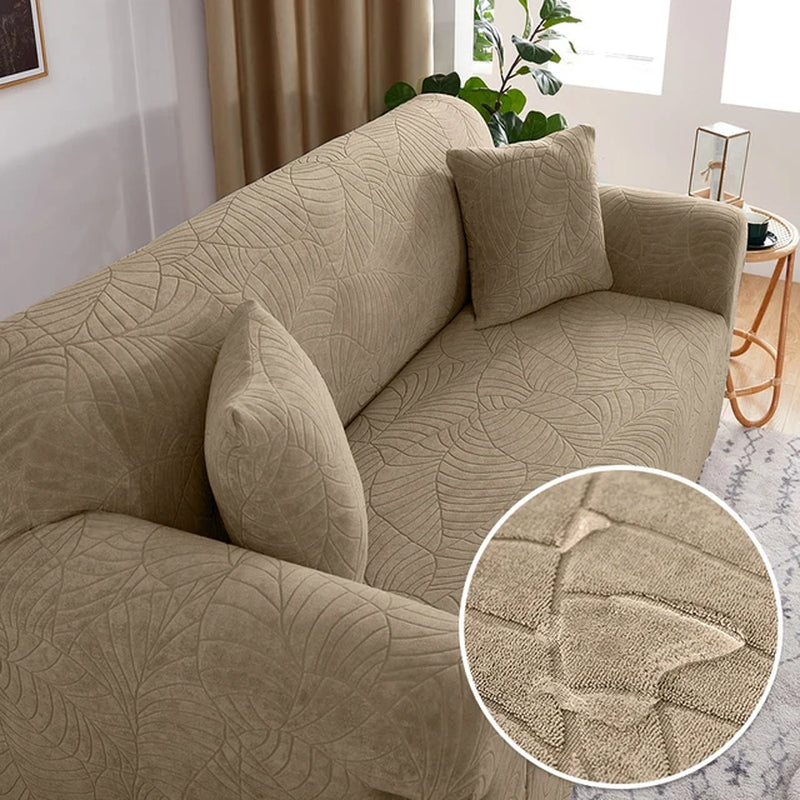 Sofa Cover for Living Room Thick Elastic Jacquard Cover for Sofa Couch Armchair 1/2/3/4 Seater L Shaped Corner Sofa Cover