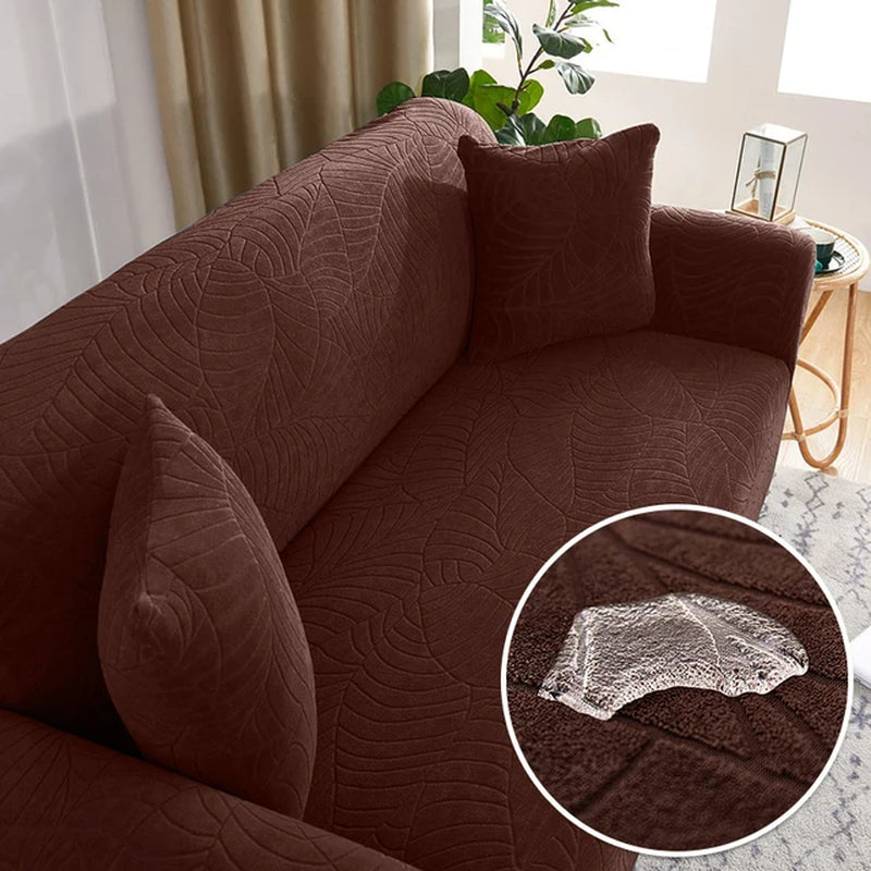 Sofa Cover for Living Room Thick Elastic Jacquard Cover for Sofa Couch Armchair 1/2/3/4 Seater L Shaped Corner Sofa Cover