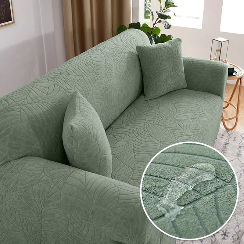Sofa Cover for Living Room Thick Elastic Jacquard Cover for Sofa Couch Armchair 1/2/3/4 Seater L Shaped Corner Sofa Cover