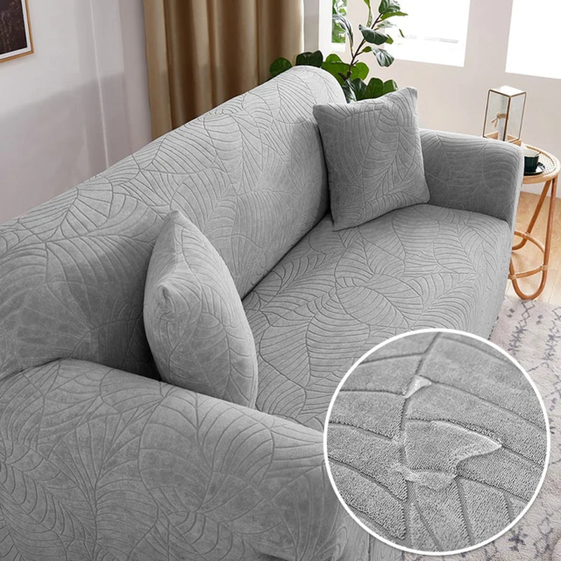 Sofa Cover for Living Room Thick Elastic Jacquard Cover for Sofa Couch Armchair 1/2/3/4 Seater L Shaped Corner Sofa Cover