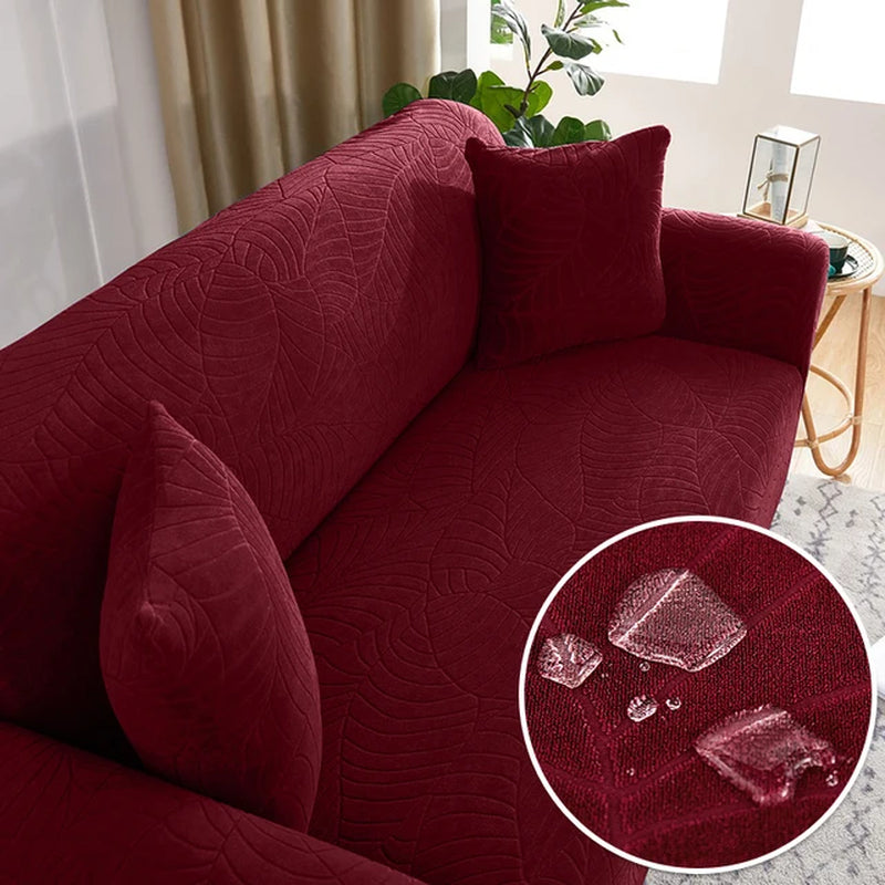 Sofa Cover for Living Room Thick Elastic Jacquard Cover for Sofa Couch Armchair 1/2/3/4 Seater L Shaped Corner Sofa Cover